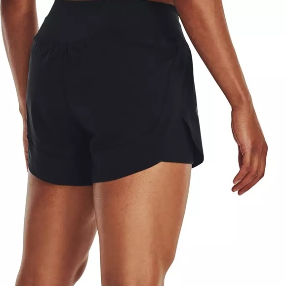 NWT Under Armour Women's Vanish 2-In-1 Shorts- BLACK - Picture 2 of 5